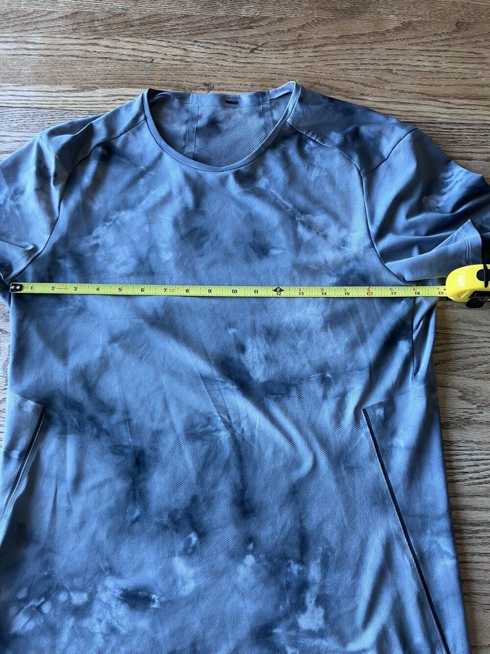 Lululemon Gray Tie Dye Fast Free Performance Running T-Shirt Mens Small - Picture 2 of 3